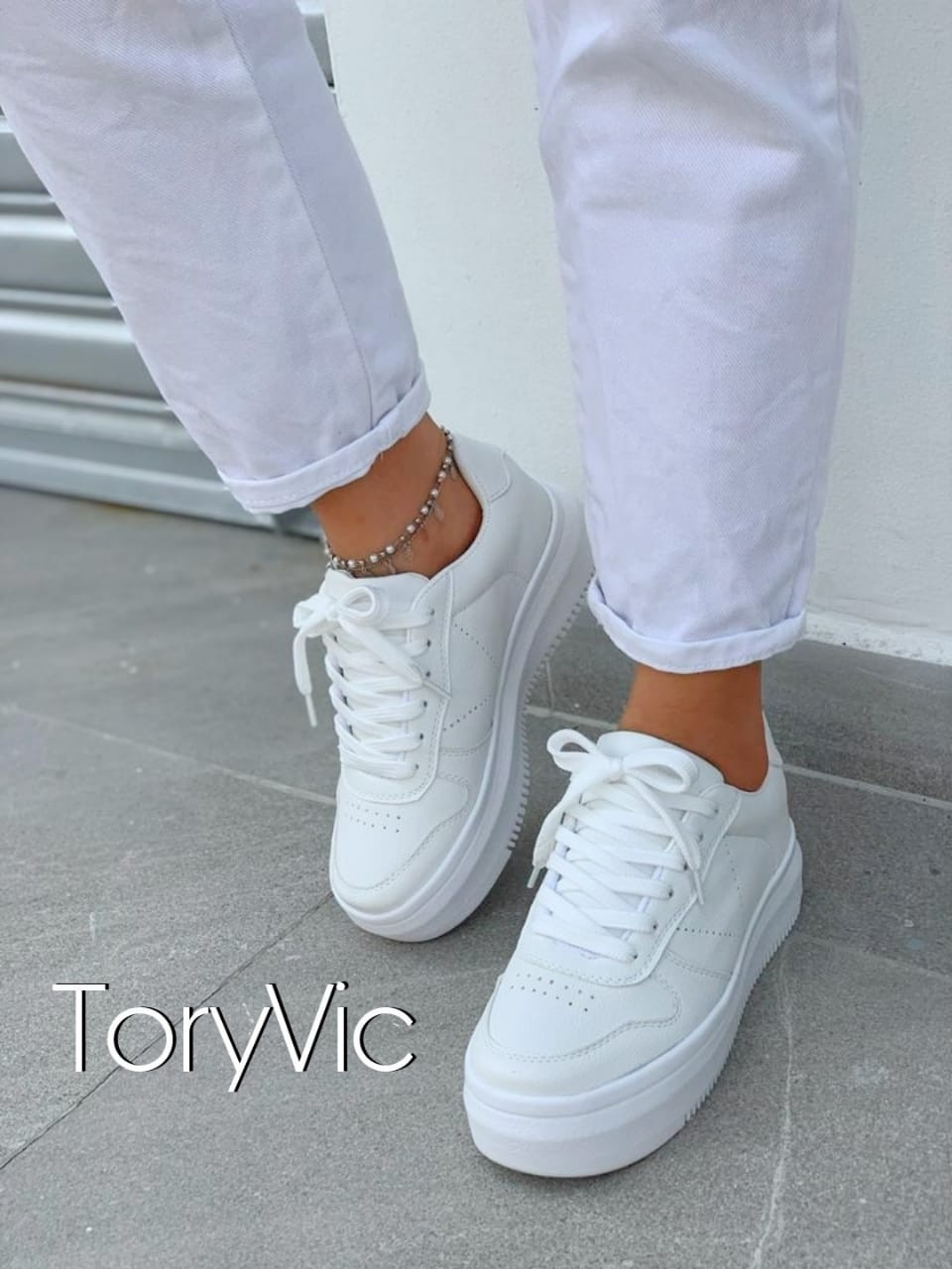 Tenis Casual De Mujer Montana Blanco